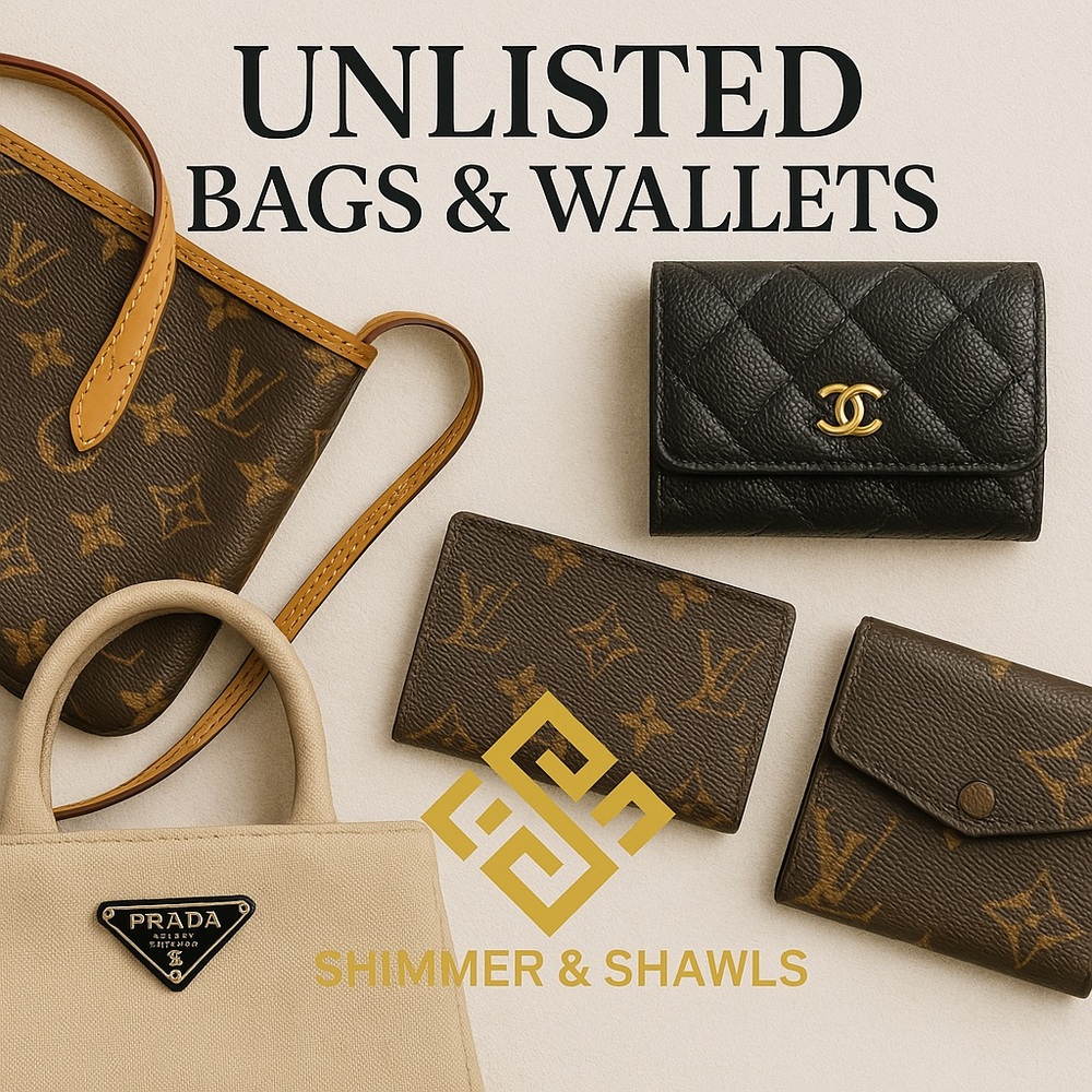 Live Show Unlisted Bags and Wallets